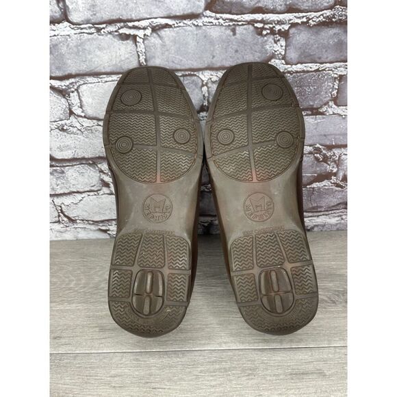 Mephisto Brown Leather Slip On Moc Cool Air Driving Loafers Men Sz 10.5M US/44EU - Picture 8 of 16